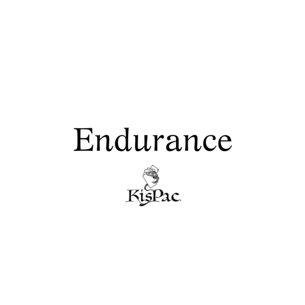 Citation endurance KISPAC® logo blanc KISPAC® kispac planchettes de jeu en bois 200