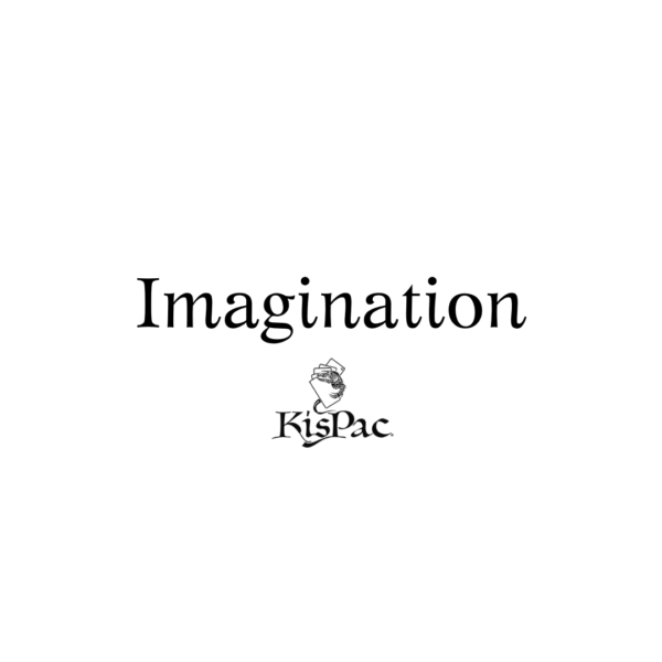 Citation imagination KISPAC® logo blanc kispac planchettes de jeu en bois 200