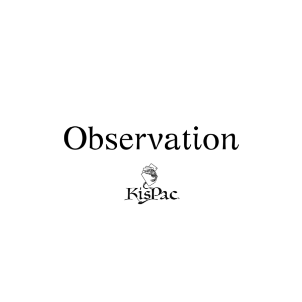 Citation observation logo blanc KISPAC® kispac planchettes de jeu en bois 200