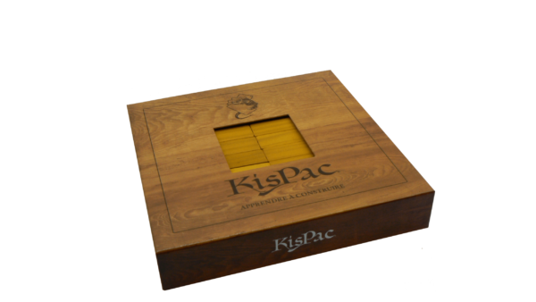 kispac boite jaune kispac planchettes de jeu en bois 200